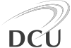 Client company logo, DCU