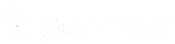 Client company logo, Qantas White