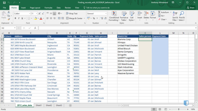 How To Do A Vlookup In Excel 